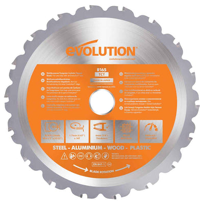 Tarcza TCT wielomateriałowa Evolution 165 mm 18T