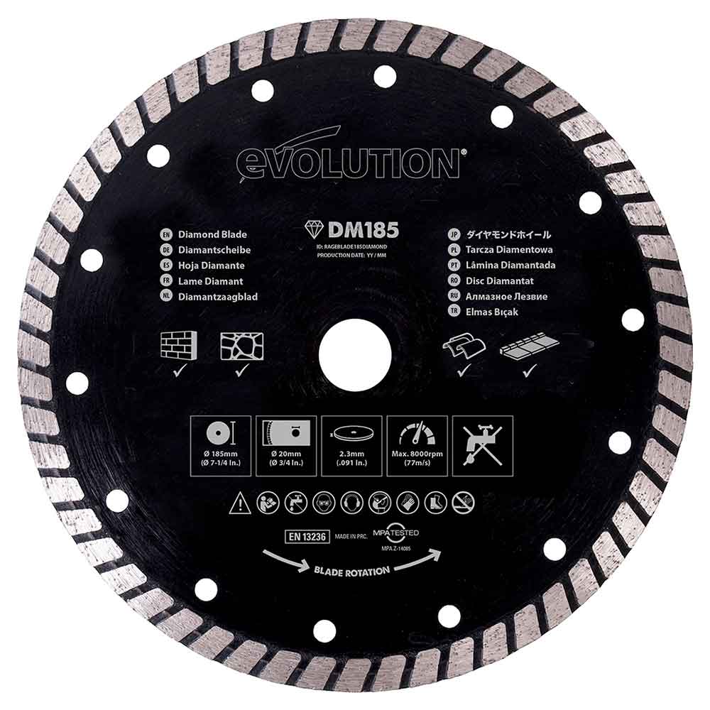 Tarcza diamentowa Evolution 185 mm