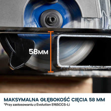 Evolution Tarcza do cięcia stali 165 mm Ø165 x 20 mm, 40-zębowa TCT do pilarek tarczowych
