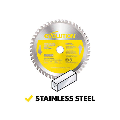 Tarcza TCT do cięcia stali INOX Evolution 180 mm 48T