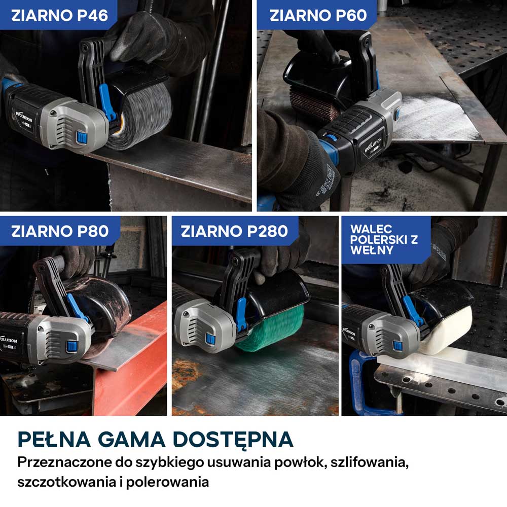 Evolution P280 Rolka wykończeniowa do satyniarek 120 x 100 mm