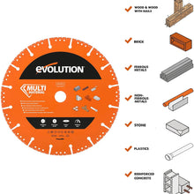 Tarcza diamentowa Evolution 230 mm do cięcia wielu materiałów