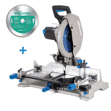 Przecinarka do metalu Evolution S355MCS 355 mm z tarczą do cięcia metalu + Tarcza TCT do aluminium