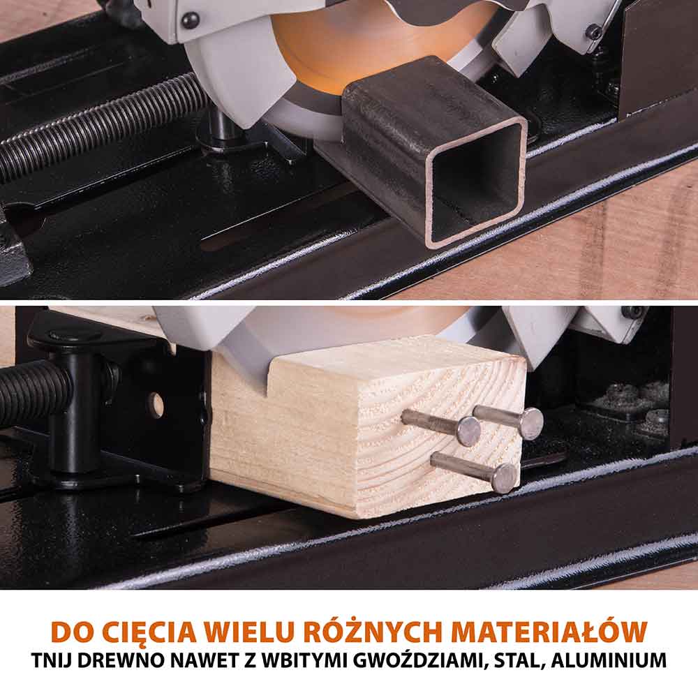 Przecinarka do metalu Evolution RAGE4 185 mm z tarczą wielomateriałową