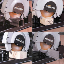 Przecinarka do metalu Evolution RAGE4 185 mm z tarczą wielomateriałową