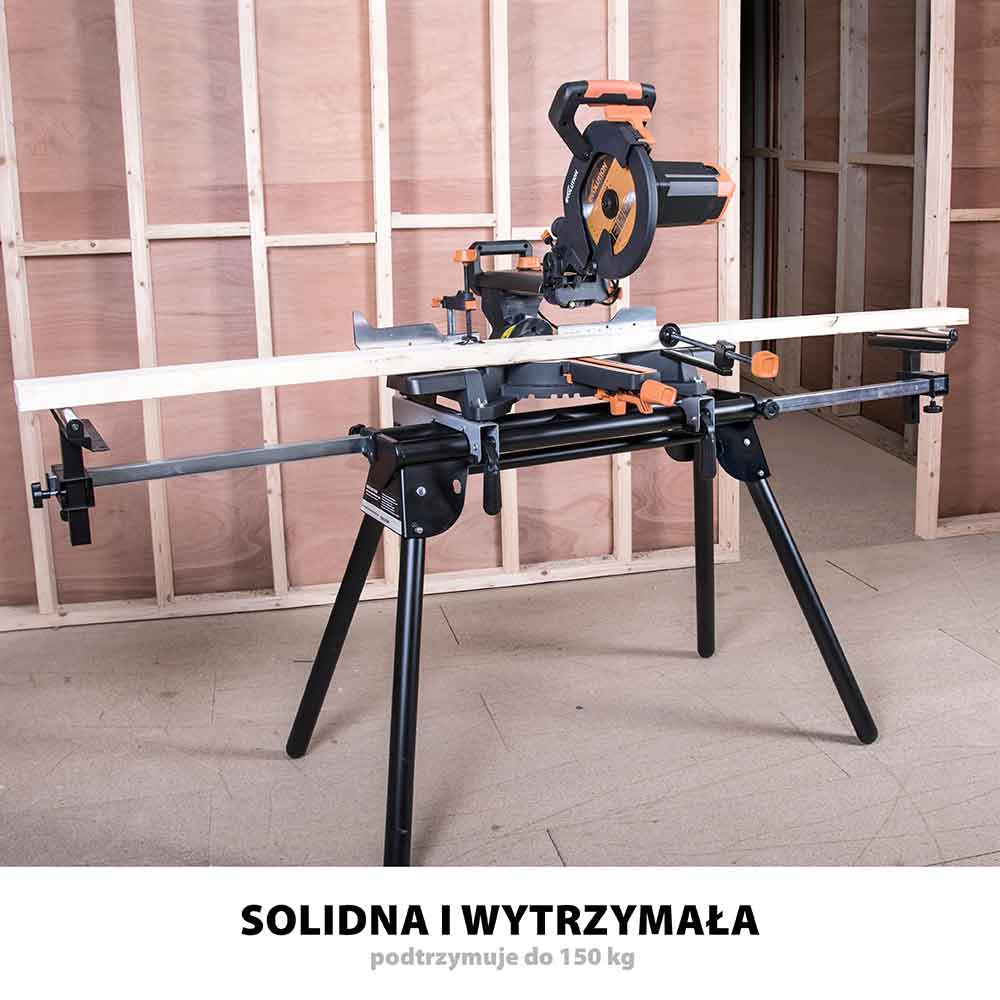 Stojak do pilarki z uniwersalnym wyposażeniem Evolution