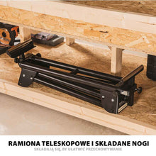 Piła ukośnicaEvolution R255SMS+ 255 mm z wielomateriałową tarczą TCT + stojak