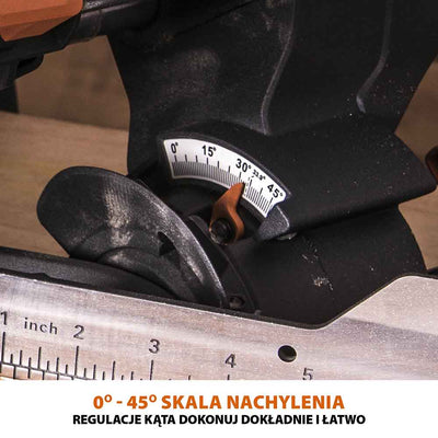 Piła ukośnica Evolution R255SMS+ 255 mm z wielomateriałową tarczą TCT