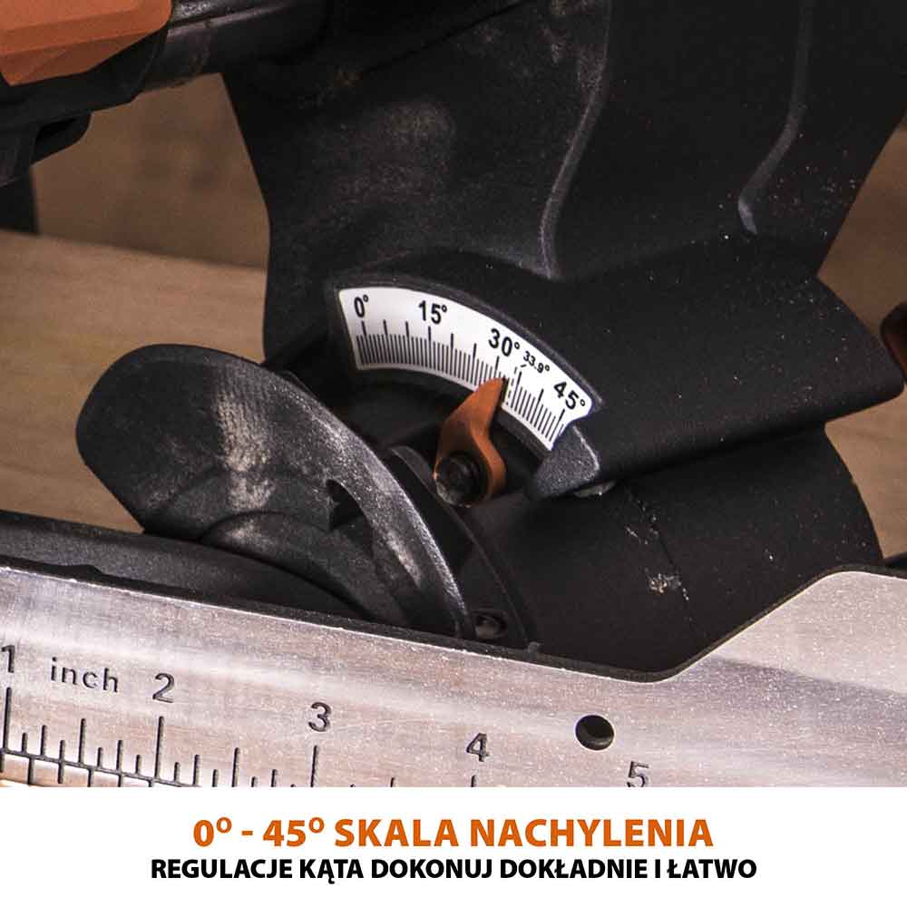 Piła ukośnica Evolution R255SMS+ 255mm z wielomateriałową tarczą TCT + stojak XL