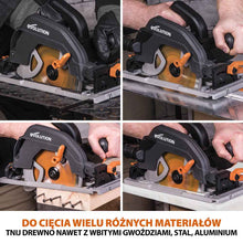 Piła tarczowa Evolution R185CCSX 185mm + Szyna prowadząca ST1400-G2 1,4m (700mm x 2)