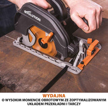 Piła tarczowa Evolution R185CCSX 185mm + Szyna prowadząca ST1400-G2 1,4m (700mm x 2)