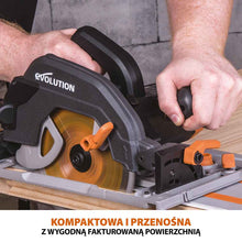 Piła tarczowa Evolution R185CCSX+ 185mm + Szyna prowadząca ST1400-G2 1,4m (700 mm x 2)