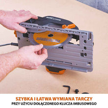 Piła tarczowa Evolution R185CCSX+ 185mm + Szyna prowadząca ST1400-G2 1,4m (700 mm x 2)