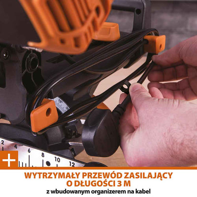 Piła ukośnica Evolution R210SMS-300+ 210 mm z wielomateriałową tarczą TCT