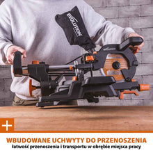 Piła ukośnica Evolution R210SMS-300+ 210 mm z wielomateriałową tarczą TCT