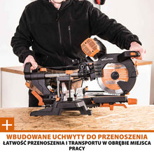 Piła ukośnica Evolution R255SMS-DB+ 255 mm z wielomateriałową tarczą TCT + stojak XL