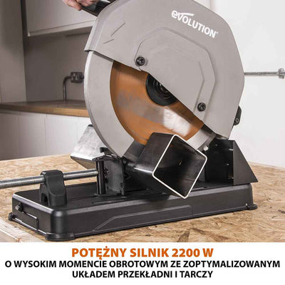 Piła tarczowa Evolution R355CPS 355 mm z tarczą wielomateriałową