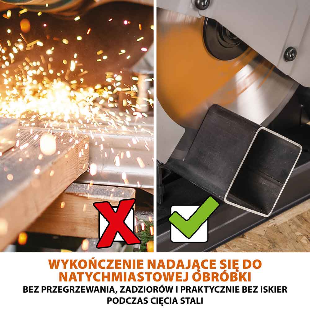 Piła tarczowa Evolution R355CPS 355 mm z tarczą wielomateriałową