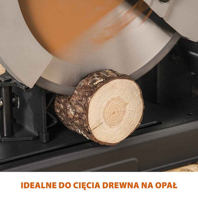 Przecinarka do metalu Evolution R355CPS 355 mm z tarczą wielomateriałową + stojak