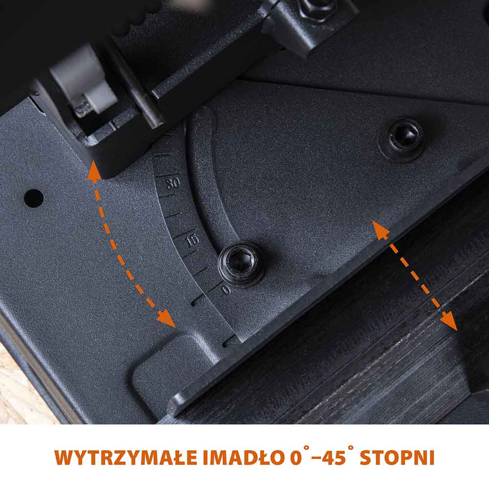 Przecinarka do metalu Evolution R355CPS 355 mm z tarczą wielomateriałową + stojak
