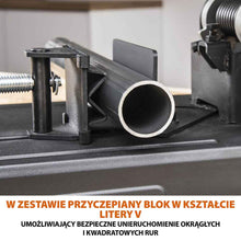 Przecinarka do metalu Evolution R355CPS 355 mm z tarczą wielomateriałową + stojak