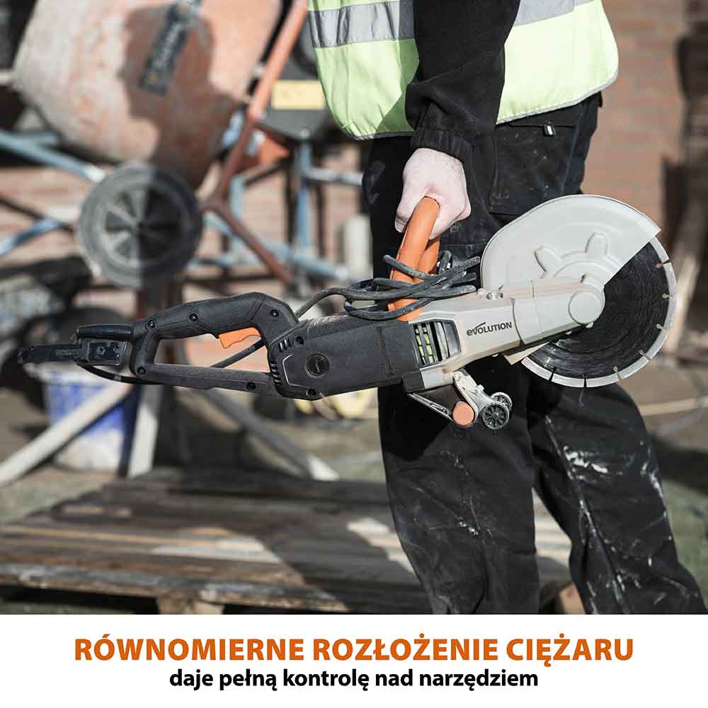 Elektryczna przecinarka tarczowa do betonu Evolution R230DCTX 230 mm (bez tarczy)