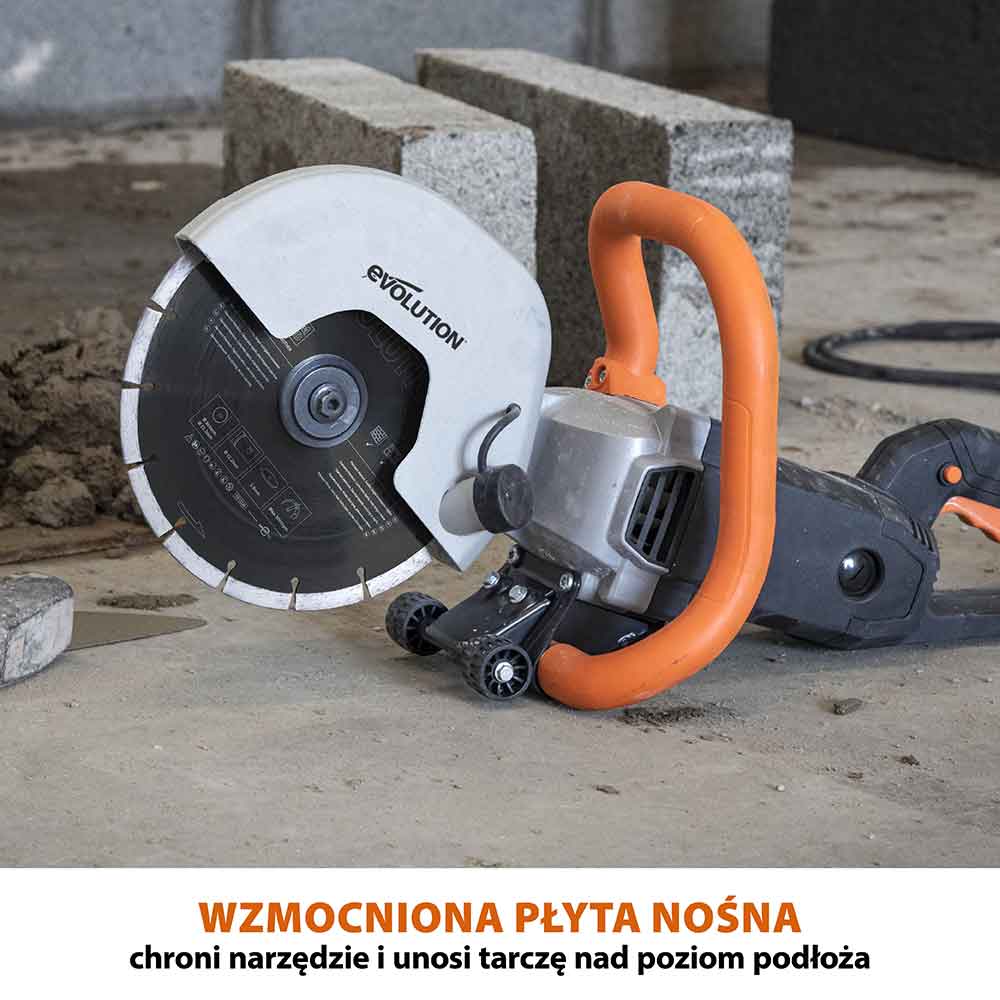 Elektryczna przecinarka tarczowa do betonu Evolution R230DCTX 230 mm (bez tarczy)