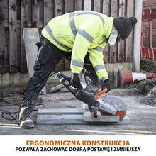 Elektryczna przecinarka tarczowa do betonu Evolution R255DCT 255 mm z tarczą diamentową