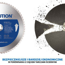 Przecinarka do metalu Evolution S355CPS 355 mm z tarczą do cięcia metalu + stojak