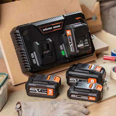 Bezprzewodowy akumulator litowo-jonowy Evolution 18V 2Ah EXT R18BAT-Li2