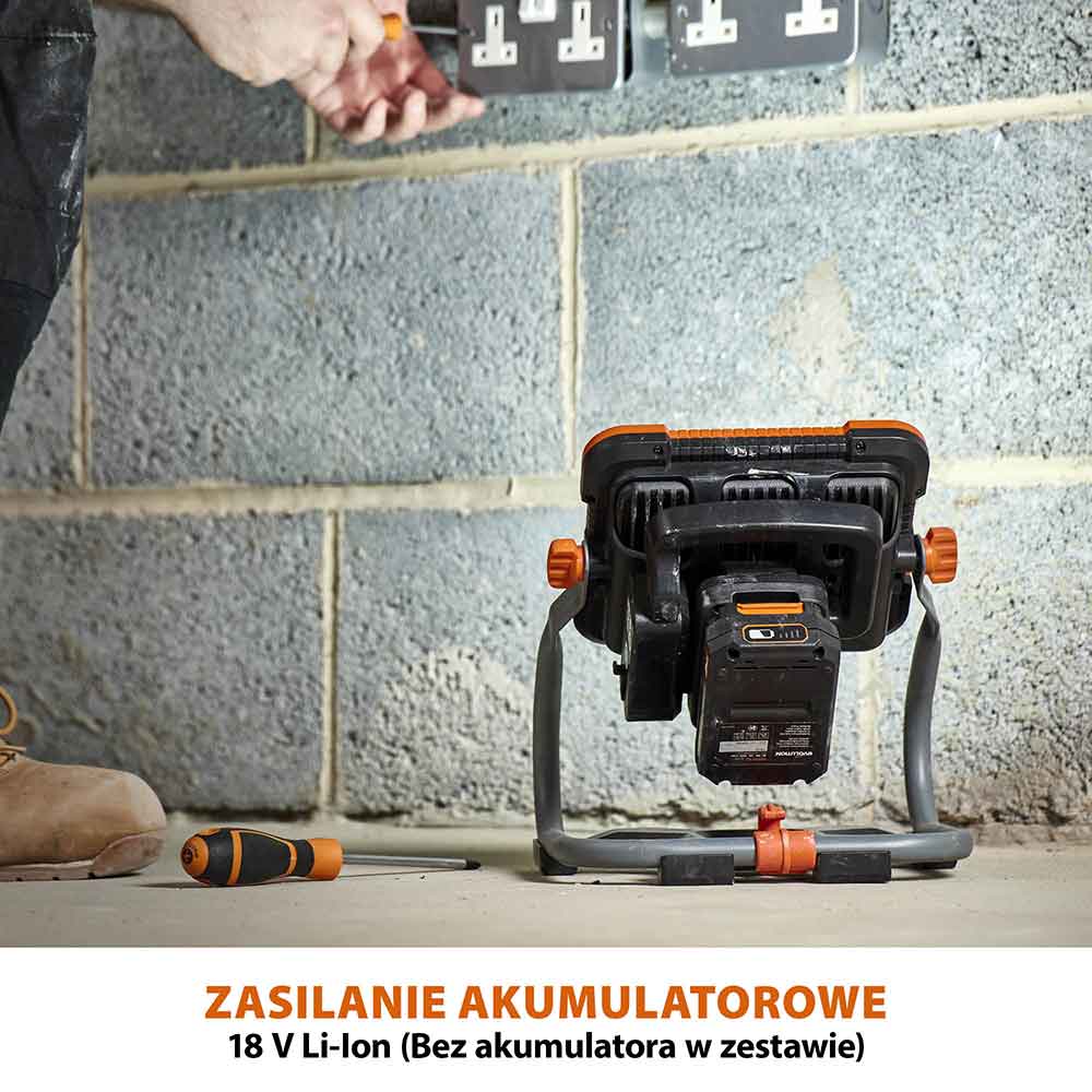 Bezprzewodowy reflektor Evolution R2700WLT-Li bez akumulatora i ładowarki