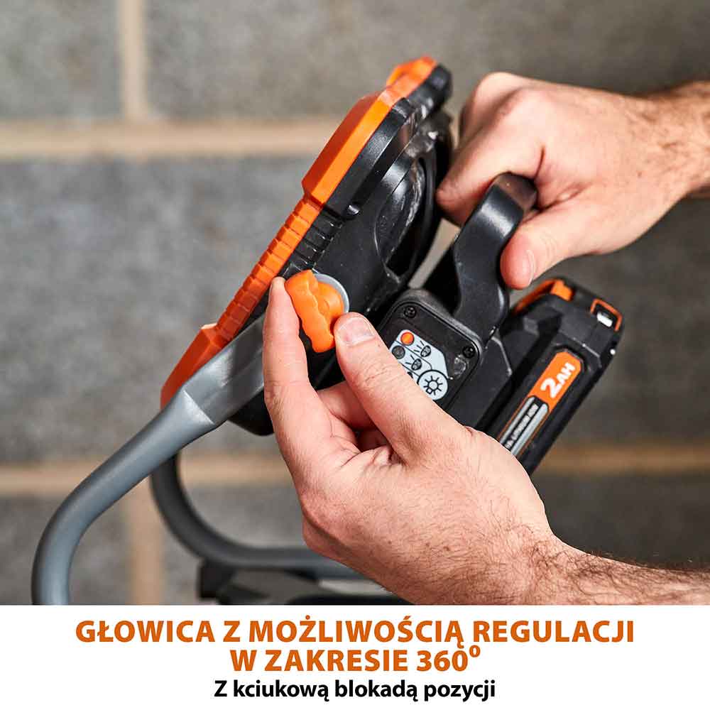 Bezprzewodowy reflektor Evolution R2700WLT-Li bez akumulatora i ładowarki