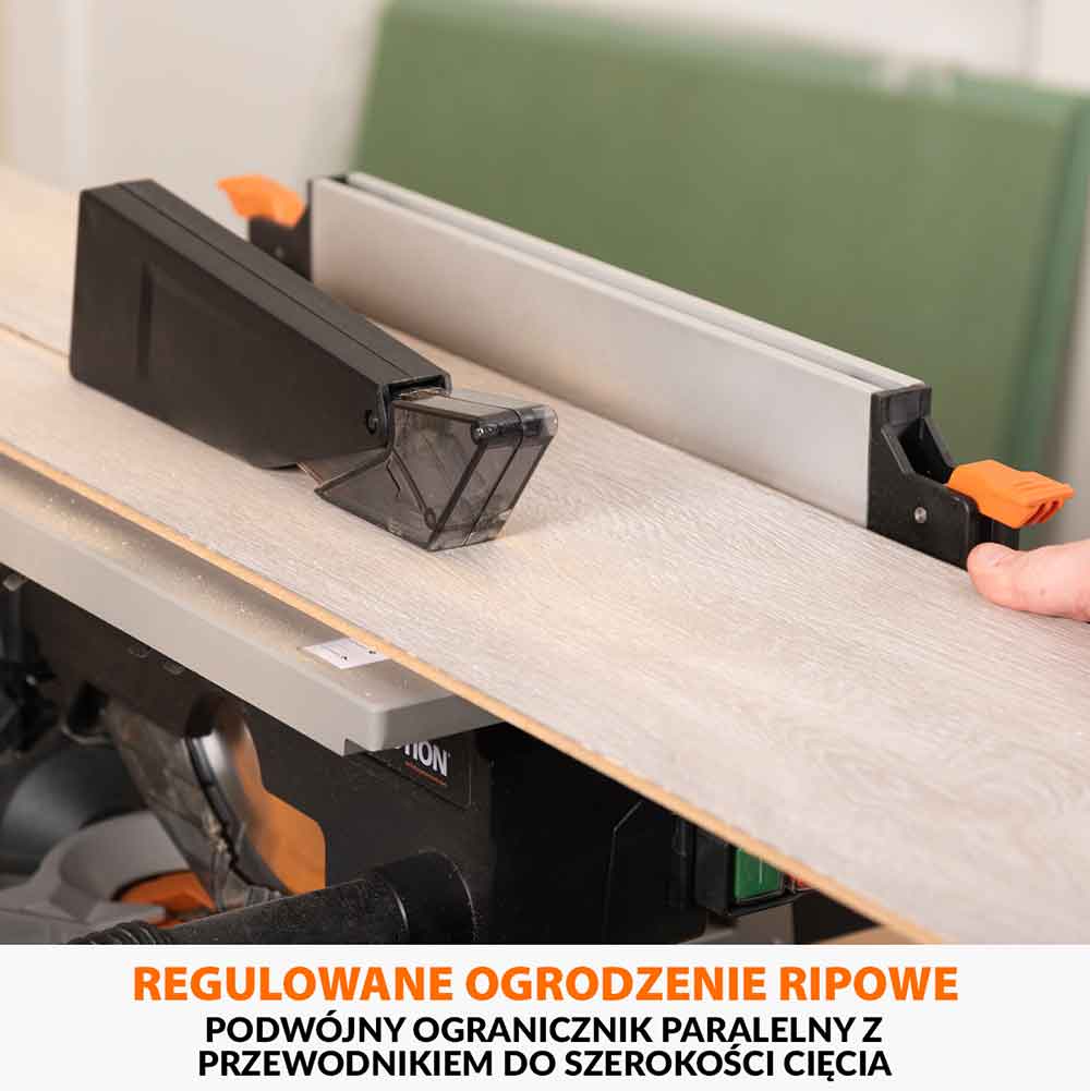 Piła ukośnica/stołowa Evolution R210MTS-G2 210 mm z wielomateriałową tarczą TCT