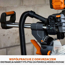 Akumulatorowa piła ukośnica R255SMS-DB-Li 18V EXT Li-Ion 255 mm z wielomateriałową tarczą TCT + stojak XL