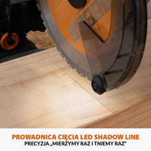 Akumulatorowa piła ukośnica R255SMS-DB-Li 18V EXT Li-Ion 255 mm z wielomateriałową tarczą TCT + stojak XL