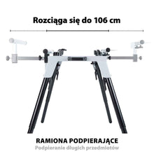 Stojak do przecinarki z uniwersalnym wyposażeniem Evolution