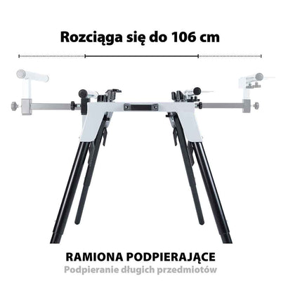 Przecinarka do metalu Evolution R355CPS 355 mm z tarczą wielomateriałową + stojak