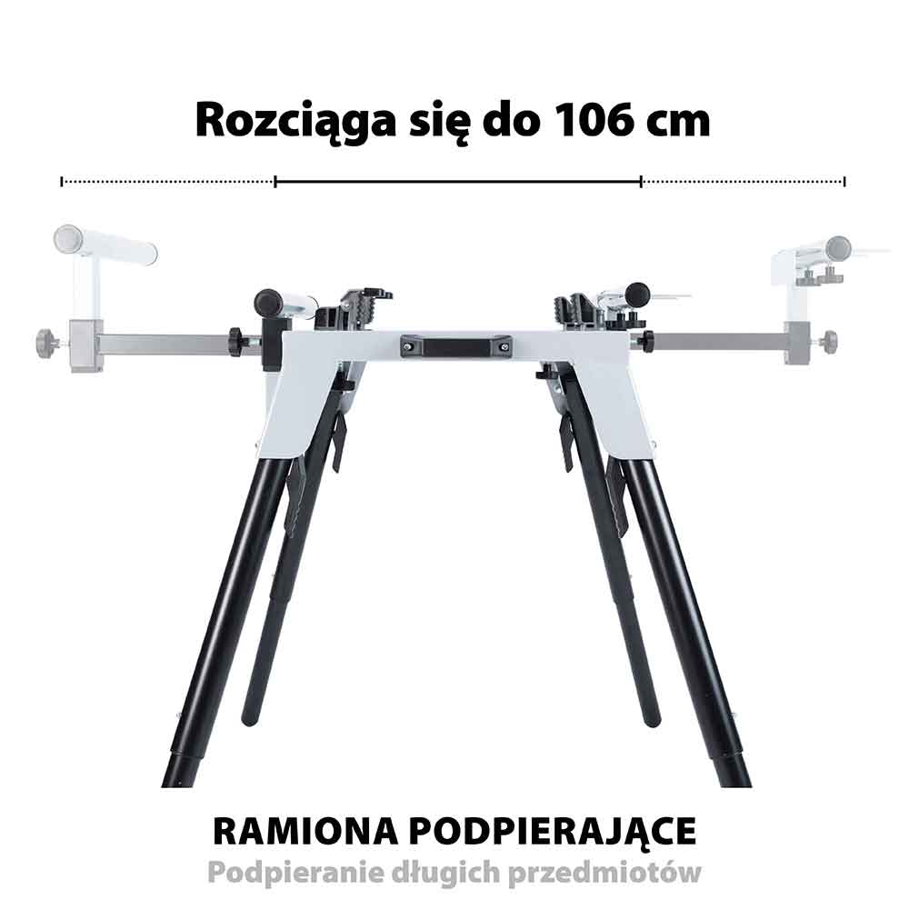 Przecinarka do metalu Evolution R355CPS 355 mm z tarczą wielomateriałową + stojak