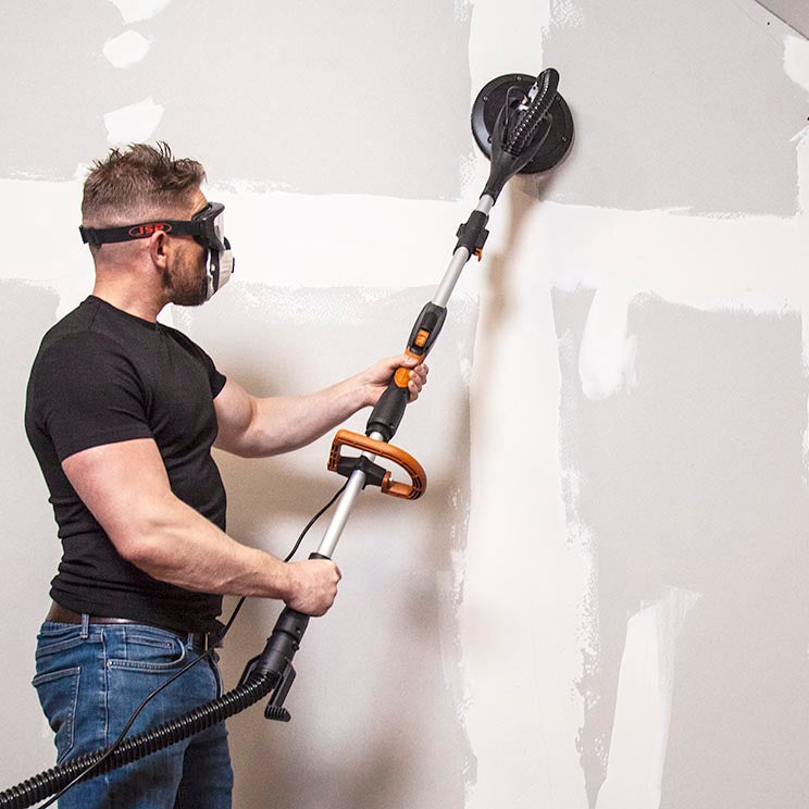 Szlifierka do gipsu Evolution R225DWS-T z teleskopowym ramieniem