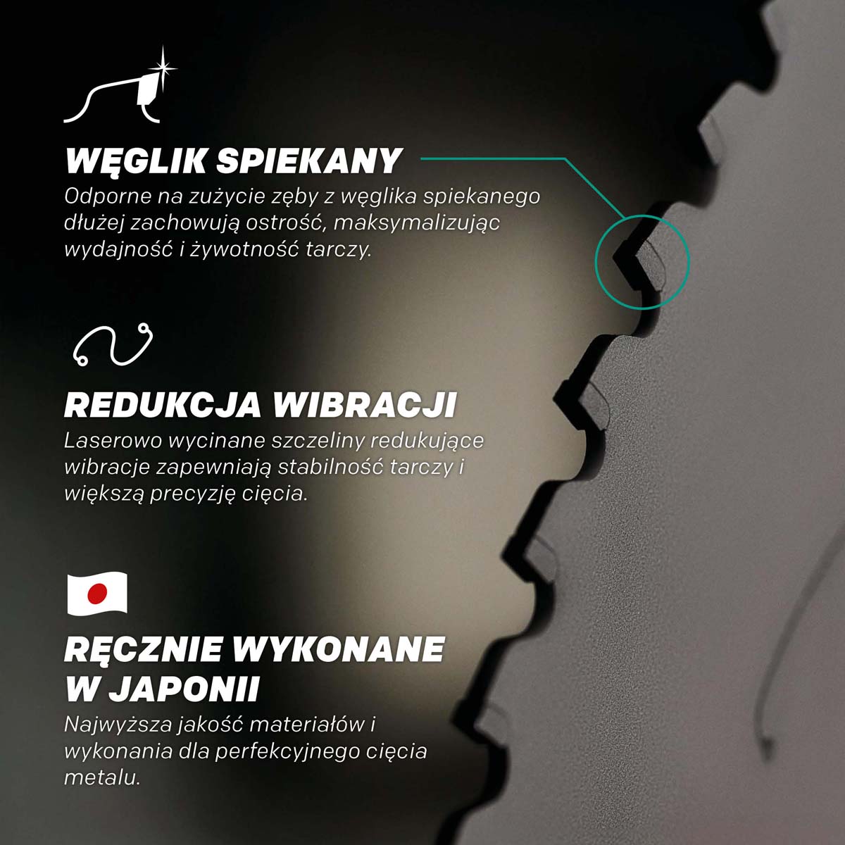 Tarcza do pilarki tarczowej do cięcia aluminium Evolution EVOMAX 355 mm Ø355 x 25,4 mm, 100 zębów, węglik wolframu