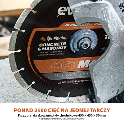 Tarcza Diamentowa Premium Ultra-Cienka 260 mm EVOMAX