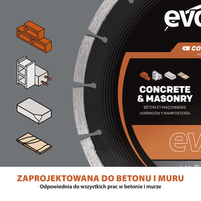 Tarcza Diamentowa Premium Ultra-Cienka 260 mm EVOMAX