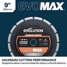 Tarcza diamentowa segmentowa EVOMAX Premium Ultra-Cienka 230 mm, Ø230 x 22,2 mm