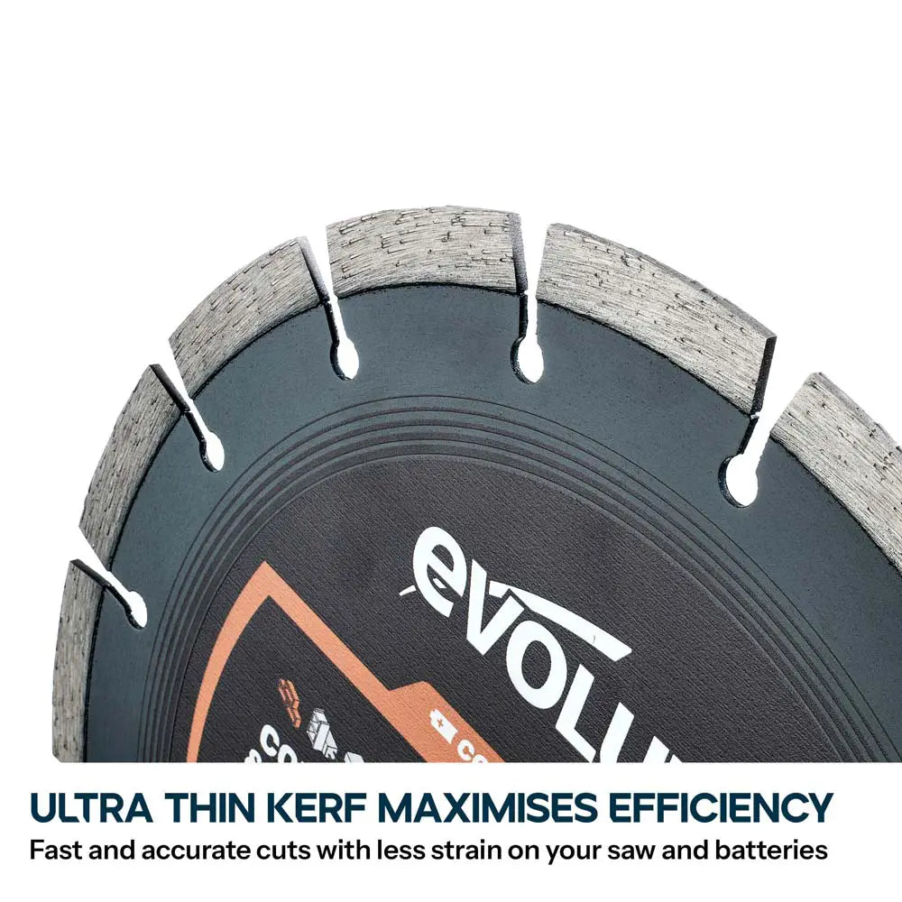 Tarcza diamentowa segmentowa EVOMAX Premium Ultra-Cienka 230 mm, Ø230 x 22,2 mm