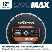 Evolution EVOMAX Premium Segmentowa Tarcza Diamentowa 300 mm Ultra-Cienka | Ø300 x 22,2 mm
