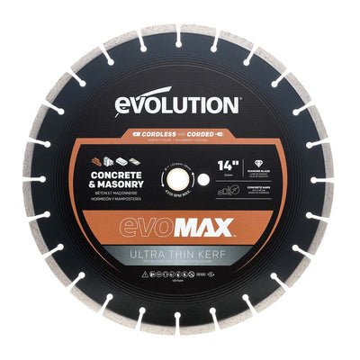 Evolution EVOMAX Premium Segmentowa Tarcza Diamentowa 350 mm Ultra-Cienka, Ø350 x 22,2 mm