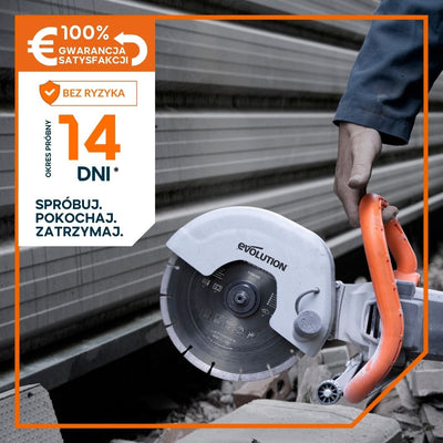 Elektryczna przecinarka tarczowa do betonu Evolution R230DCTX 230 mm (bez tarczy)