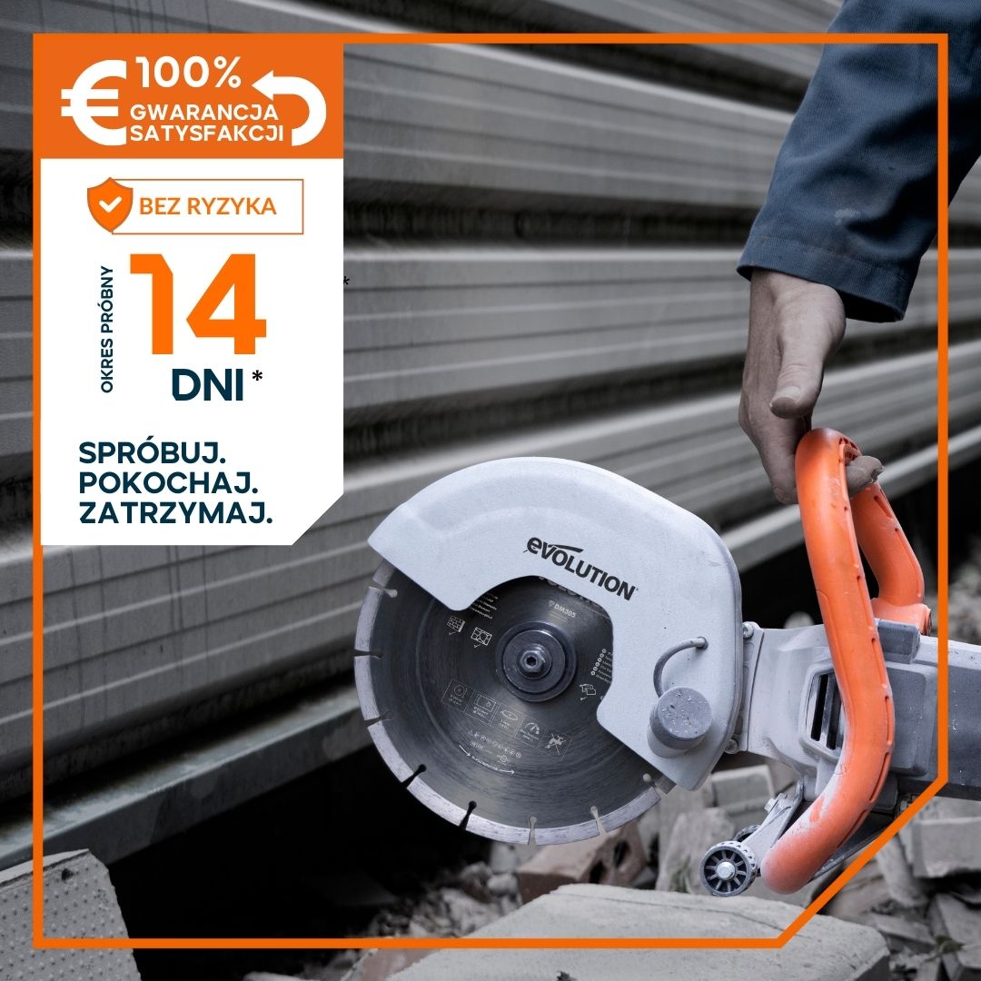 Elektryczna przecinarka tarczowa do betonu Evolution R230DCTX 230 mm (bez tarczy)