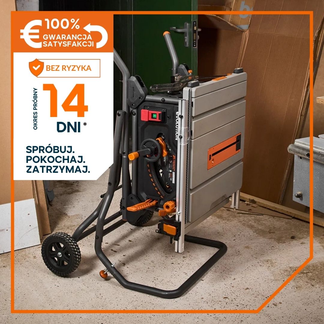 Piła Stołowa Evolution R255TBL 255 mm z tarczą do cięcia wielu materiałów