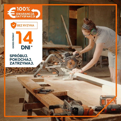 Piła ukośnica Evolution R185SMS+ 185 mm z wielomateriałową tarczą TCT + stojak